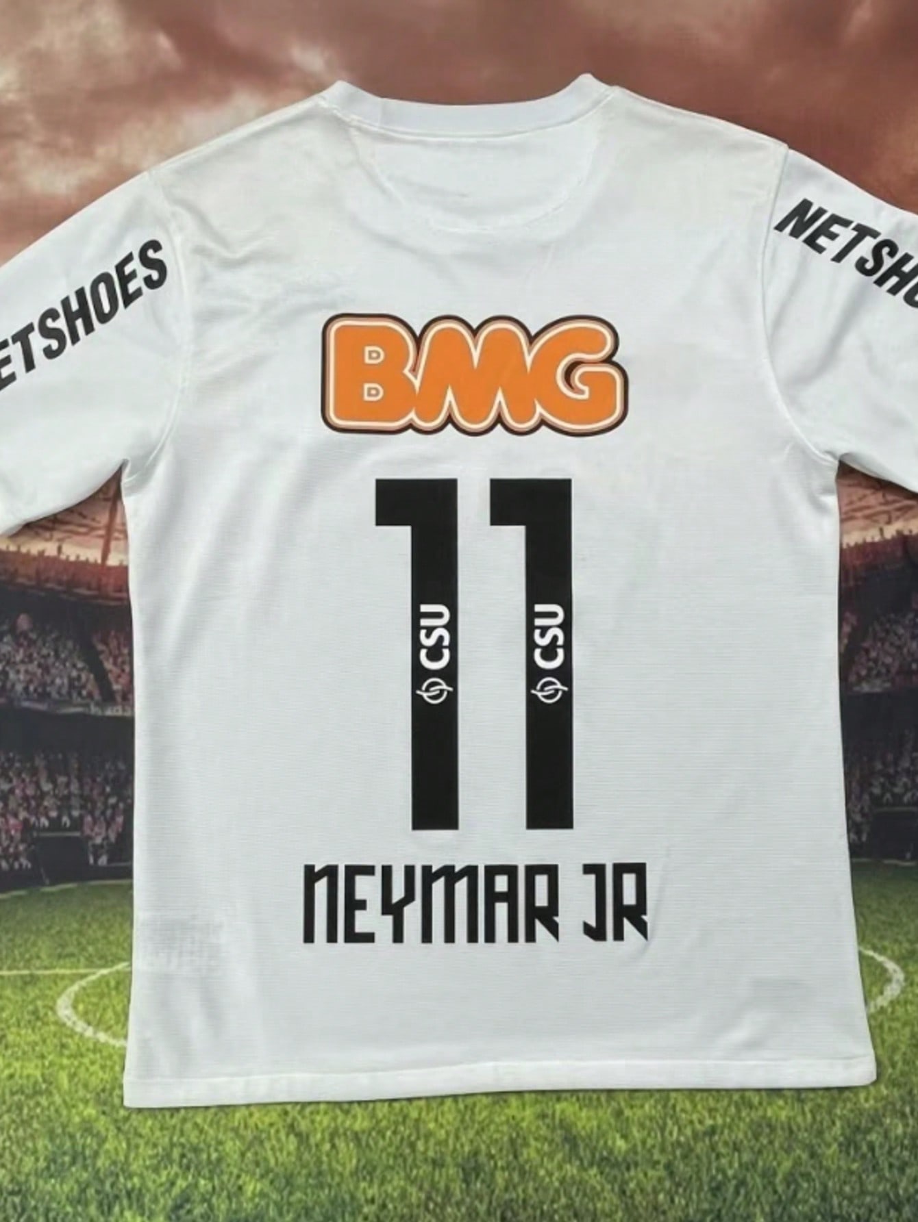 17587676439e0caa8b473d1f77497d951205835a9c_thumbnail.jpg 2014 2015 Home No.11 N/E/Y//Mar Short-Sleev/Ed/Foot/Ball Shirt - Image 1