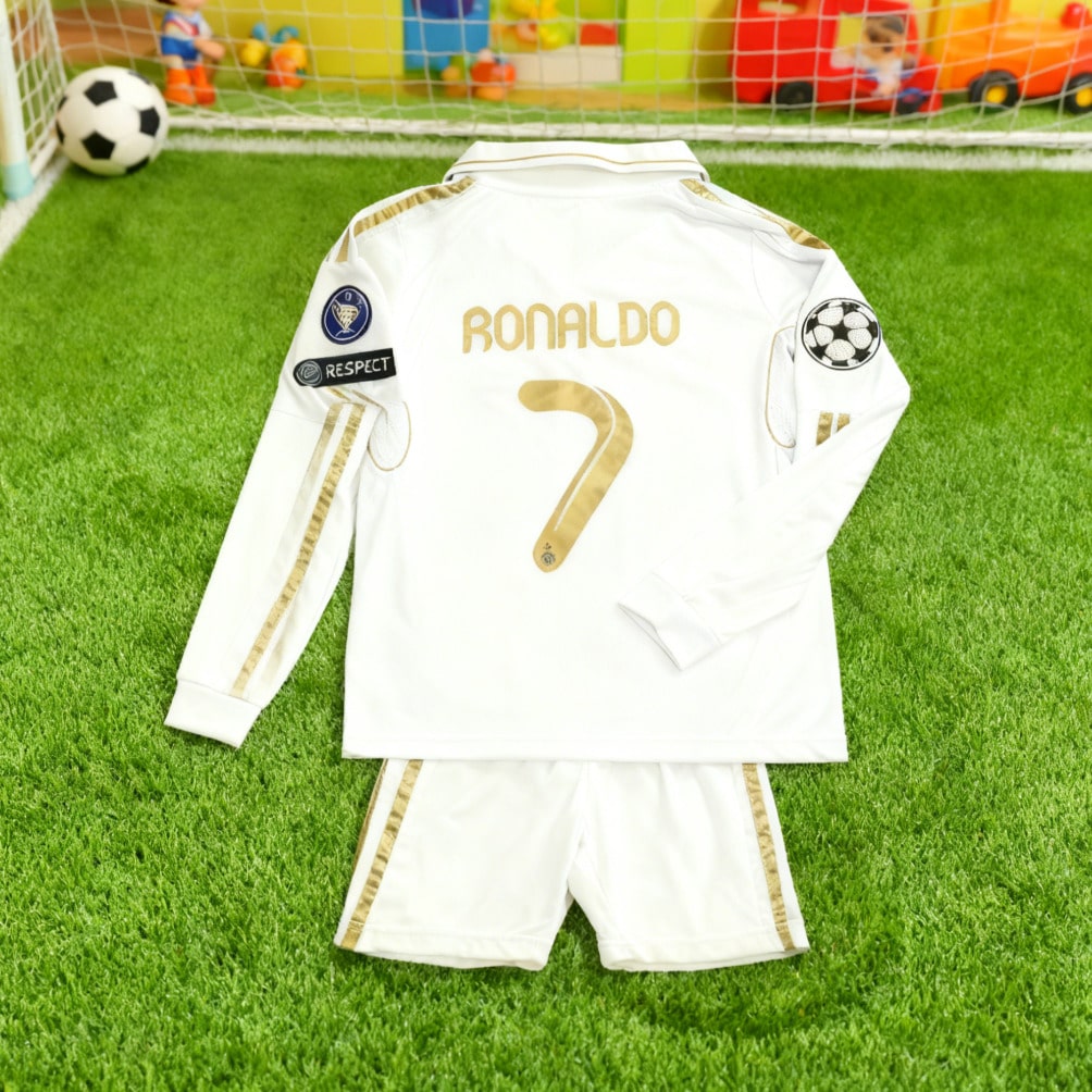 176604623733f91a71026f9dc35ecac4f1c321458e_thumbnail.jpg Children's Long Sleeve Set 11-12 Season Gold Stripe High Quality Soft And Comfortable Fabric - Image 1