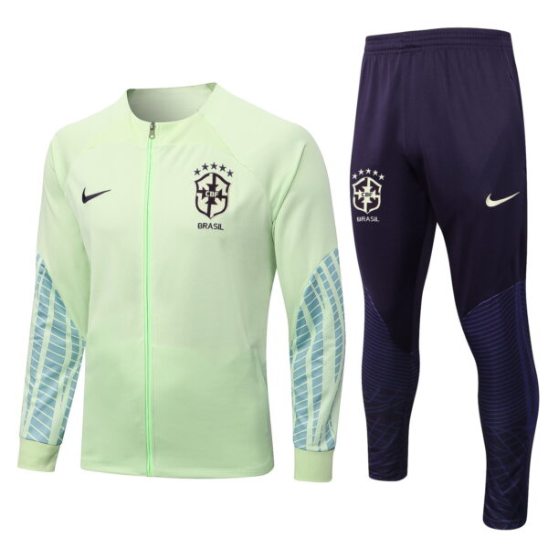 22/23 Brazil Lime Tracksuit