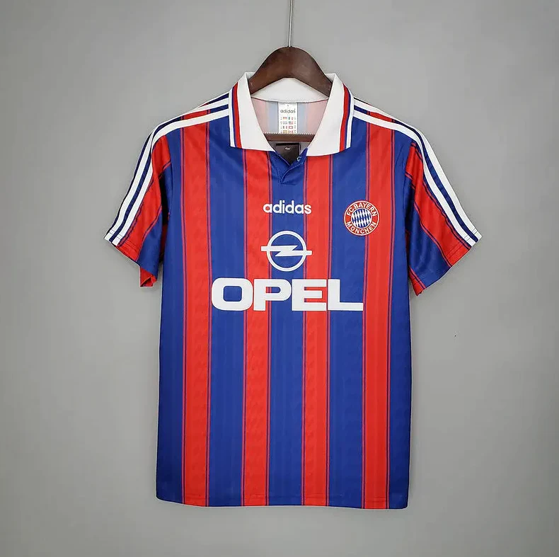 拜仁慕尼黑-1996-1997-主场球衣-3.png Bayern Munich 1996-1997 home shirt - Image 1