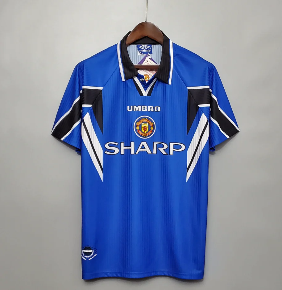 曼联-1996-1997-第三球衣-2.png Manchester United 1996-1997 third shirt - Image 1